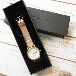 NWT Eddie Borgo Soho Rose Gold Watch